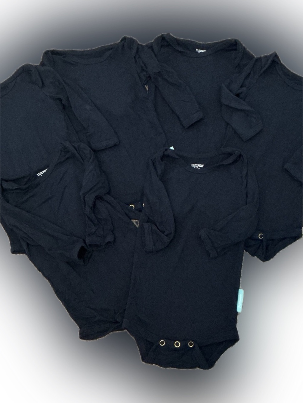 PurComfy Bamboo Bodysuit Bundle – 6 Long Sleeve 3-6M